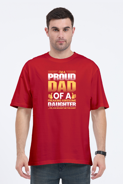 Men's Oversized T-Shirt Dad Daughter