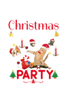 Women Printed T-Shirt Christmas Party