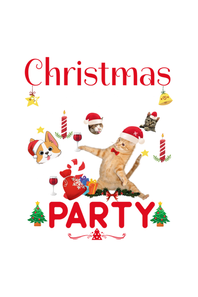 Women Printed T-Shirt Christmas Party