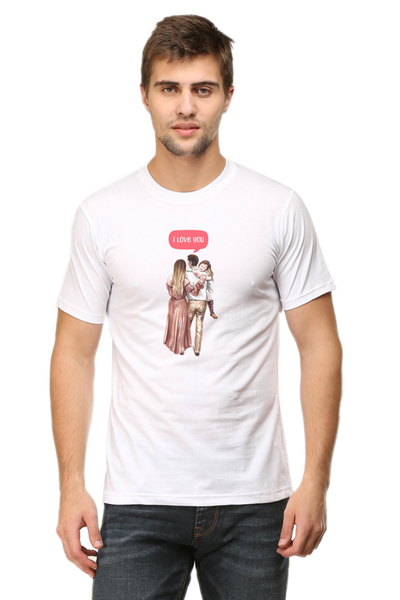 Men's Printed T-Shirt I Love You