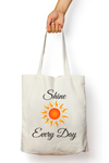 Unisex Tote Bag Zipper - Shine