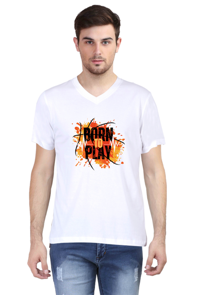 V Neck T-Shirt - Play