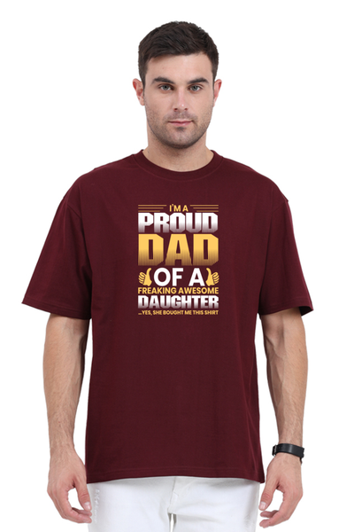 Men's Oversized T-Shirt Dad Daughter