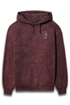 Acid Wash Hooded Sweatshirt - Believe