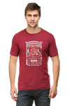 Men's Printed T-Shirt Riding in Rains