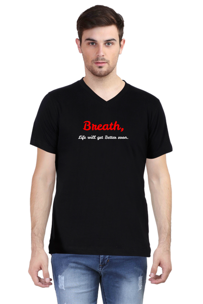 V Neck T-Shirt - BREATH