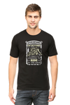 Men's Printed T-Shirt Riding in Rains