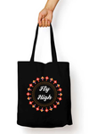 Unisex Tote Bag Zipper - High