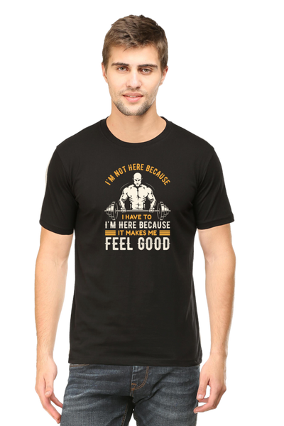 Men's Printed T-Shirt Feel Good