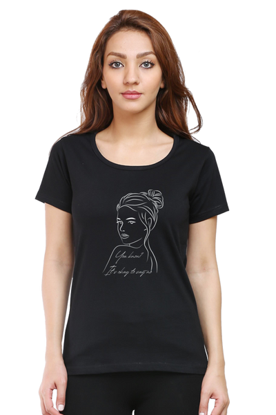 WOMEN'S PRINTED T-SHIRT OKAY