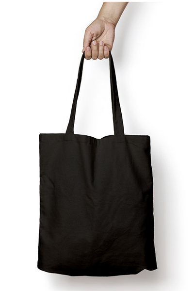 Unisex Tote Bag Zipper - Moving forward Black