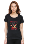 Women Printed T-Shirt Christmas Party