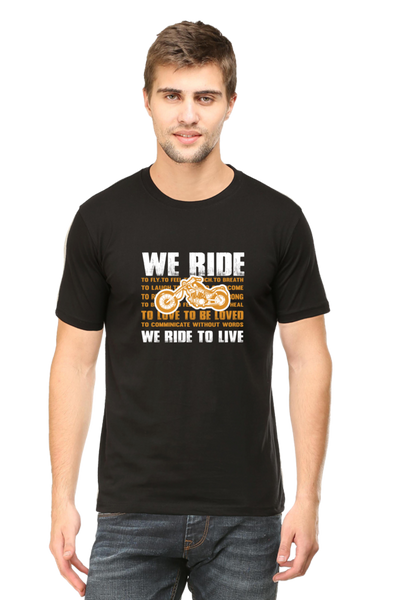 Men's Printed T-Shirt We Ride