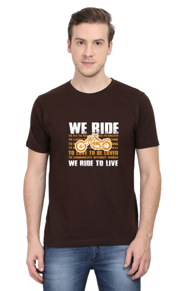 Men's Printed T-Shirt We Ride