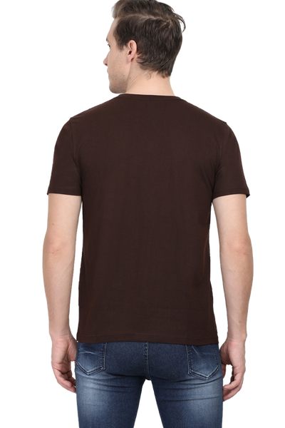 Men's Printed T-Shirt Riding in Rains