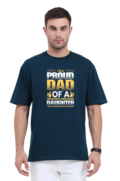 Men's Oversized T-Shirt Dad Daughter