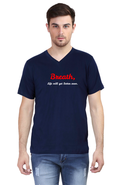 V Neck T-Shirt - BREATH