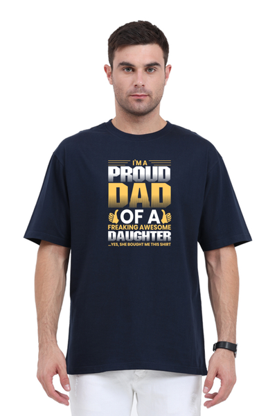 Men's Oversized T-Shirt Dad Daughter