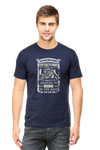 Men's Printed T-Shirt Riding in Rains