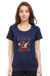 Women Printed T-Shirt Christmas Party