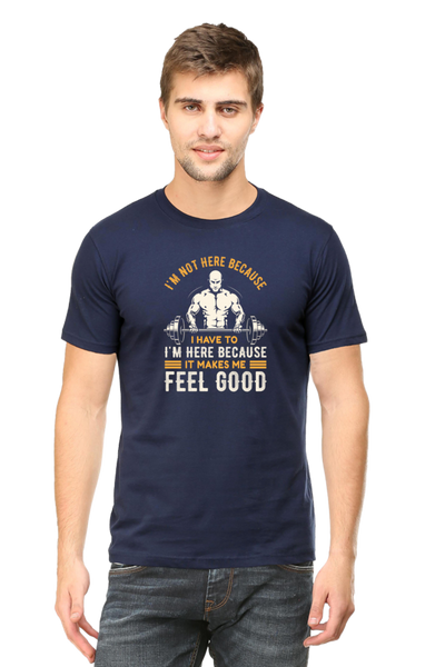 Men's Printed T-Shirt Feel Good