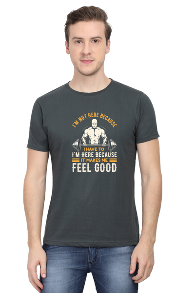 Men's Printed T-Shirt Feel Good