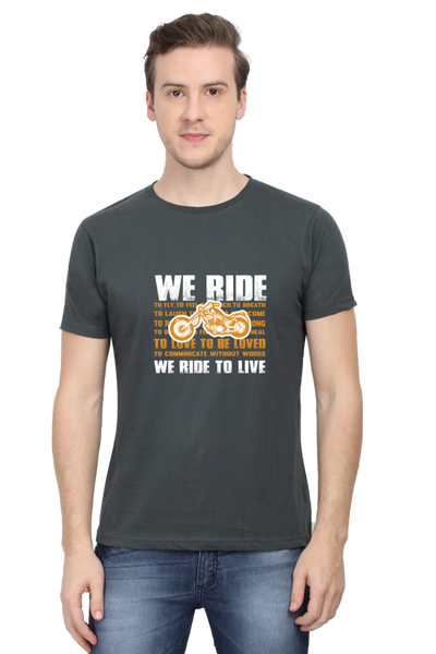 Men's Printed T-Shirt We Ride