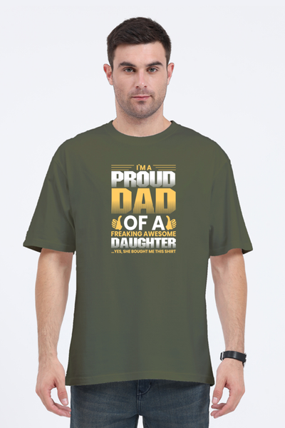 Men's Oversized T-Shirt Dad Daughter