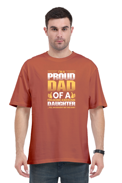 Men's Oversized T-Shirt Dad Daughter