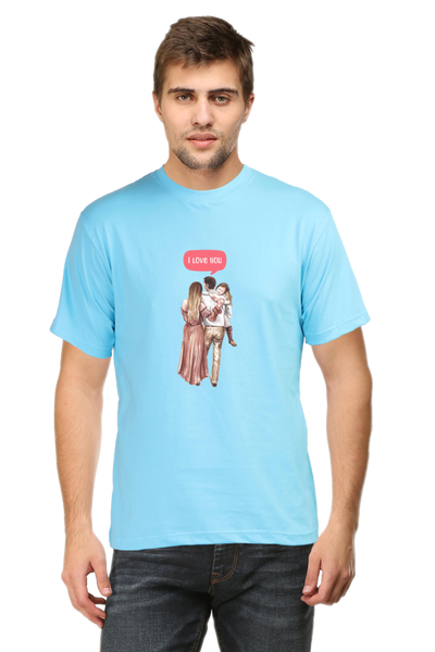 Men's Printed T-Shirt I Love You