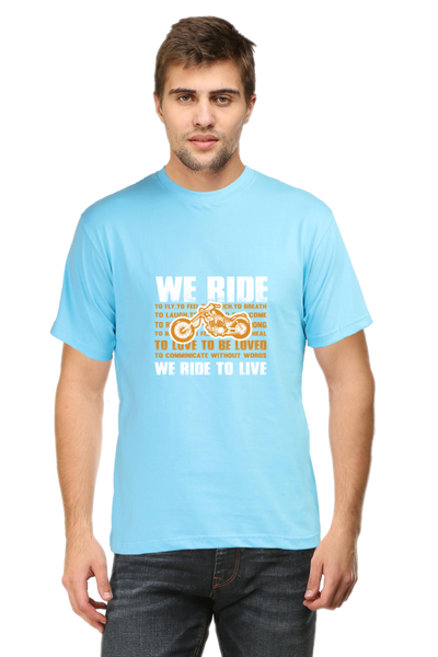 Men's Printed T-Shirt We Ride