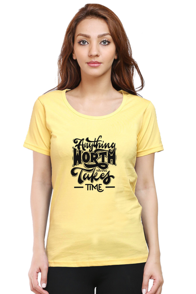 WOMEN'S PRINTED T-SHIRT WORTH