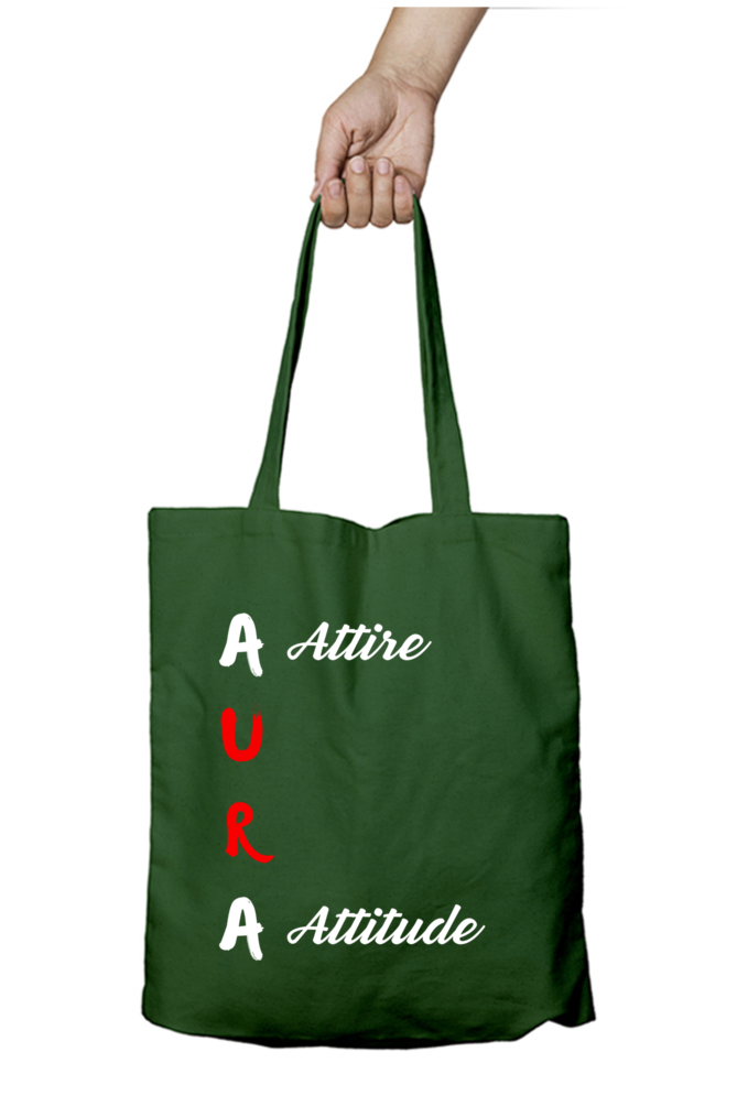 Unisex Tote Bag Zipper - AURA