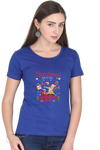 Women Printed T-Shirt Christmas Party